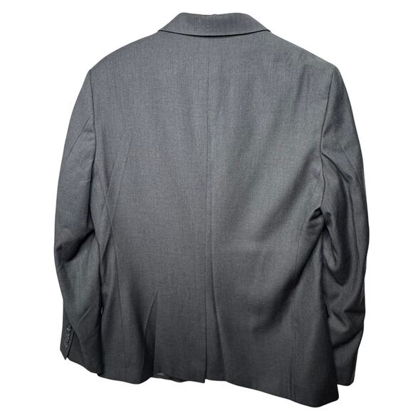 Calvin Klein 3-Piece Gray Suit Blazer Vest Pants Size L 34x30 - Picture 3 of 13